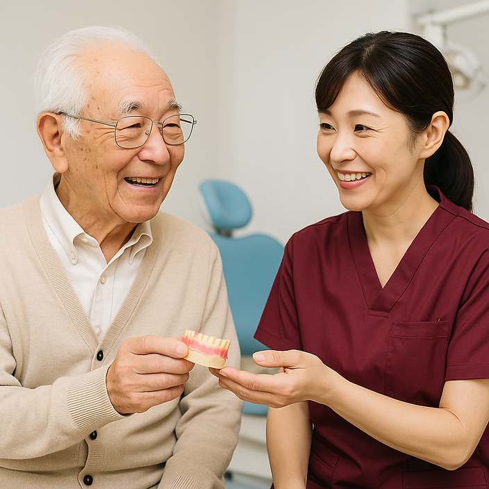 高齢の方の検診